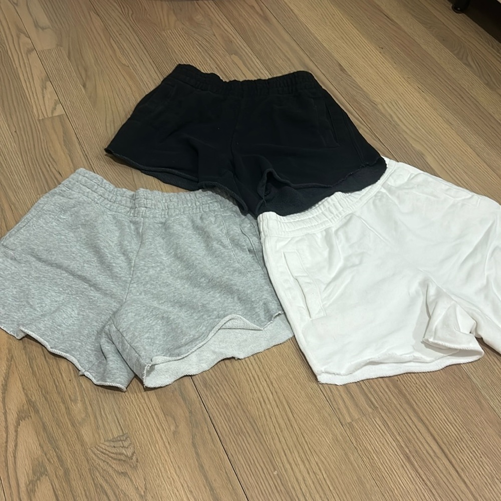 AERIE Sweatshorts high waisted on my way shorts